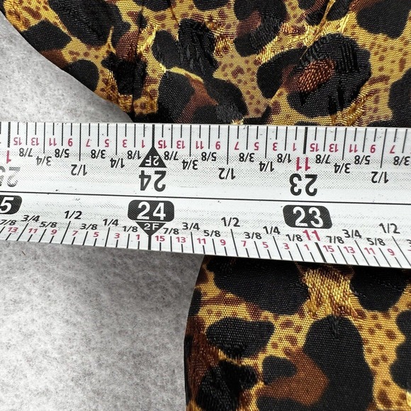 Contessa di Roma Nightgown Chemise Robe Set Womens SMALL Leopard Cheetah Print - Picture 14 of 15